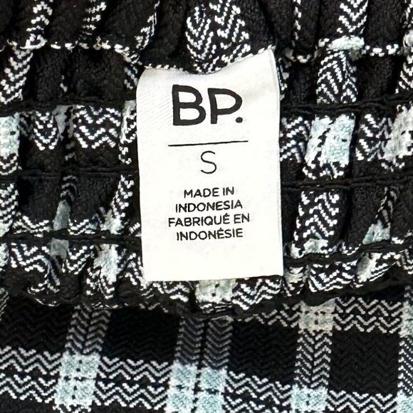 NWT BP by Nordstrom Mason Plaid Smocked Back Crop Top - Small - Picture 4 of 8